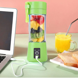 Portable Mini 6 blade Juicer blender | Outdoor Juicing Cup (380ml) - Rechargeable (random Color)
