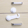 (Buy 1 Get +1 Free) New 1pc Cabinet Door Drawers Refrigerator Locks Protection from Children Baby Safety Plastic Security Lock(random color)