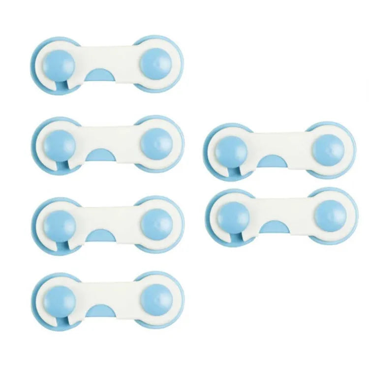 (Buy 1 Get +1 Free) New 1pc Cabinet Door Drawers Refrigerator Locks Protection from Children Baby Safety Plastic Security Lock(random color)