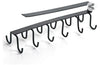 10 hooks Mug Cups Wine Glasses Storage Hooks Kitchen Utensil Ties Belt and Scarf Organizer Hanging Hook Rack Holder Under Cabinet Closet (random color )