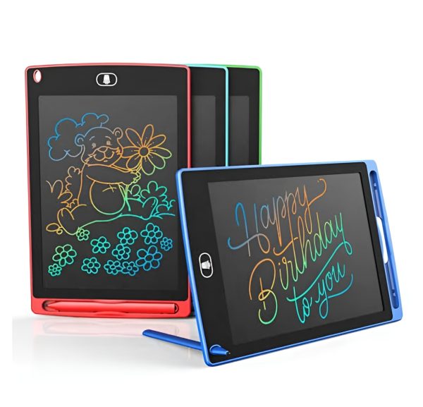 Writing Pad LCD Tablet For Kid Digital Drawing Pad – Erasable Writing Board – Writing Pad (Random Color) - 10 inch