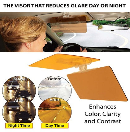 HD Sun Visor for FOGGY weather - The Day & Night Visor for Your Car - Quality 01