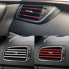 Car air-conditioning grill moulding for decorating ,Car AC Decor Strip Only Red colour