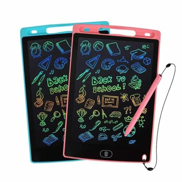 Writing Pad LCD Tablet For Kid Digital Drawing Pad – Erasable Writing Board – Writing Pad (Random Color) - 10 inch