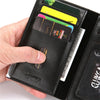 Men PU Leather Wallet Business Clutch Bag Multi Card Slot Credit Card Holder | Best Quality Wallet For Men - Dark Brown