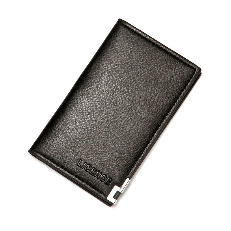 Men PU Leather Wallet Business Clutch Bag Multi Card Slot Credit Card Holder | Best Quality Wallet For Men - Dark Brown