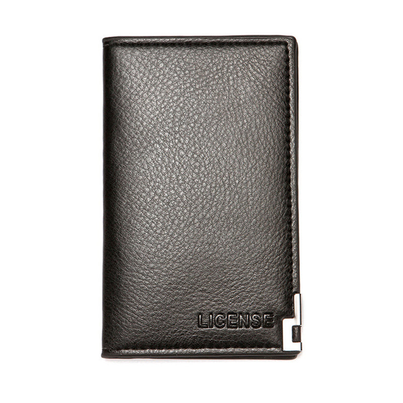 Men PU Leather Wallet Business Clutch Bag Multi Card Slot Credit Card Holder | Best Quality Wallet For Men - Dark Brown