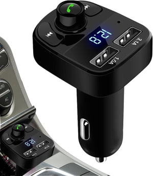X8 - Multifunctional Car Mp3 Player | Car Wireless FM Transmitter | Car Mp3 Modulator - 3.1A | Car Accessories ( Random Color )