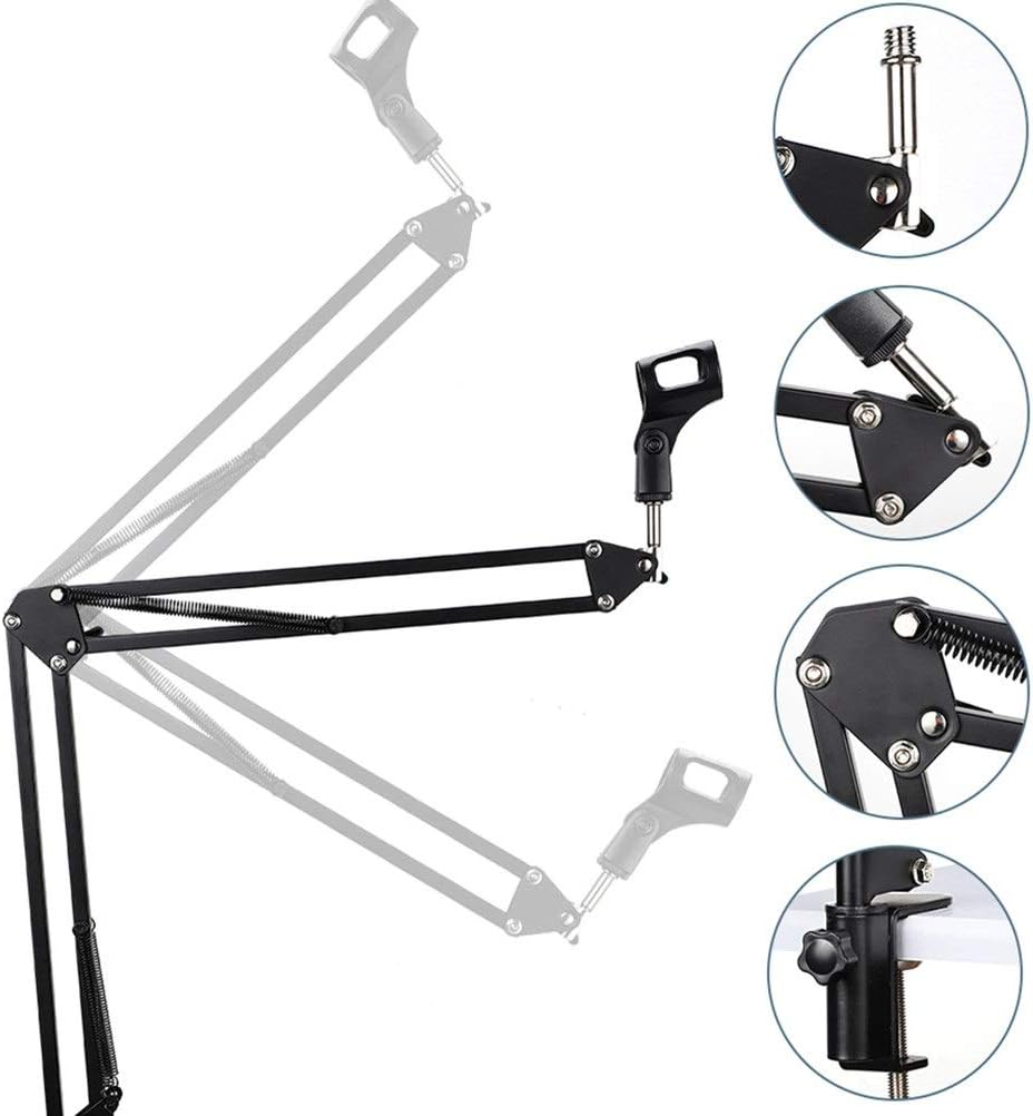 3.1 Professional Condenser Microphone - Podcast Mic Set Condenser Microphone With Rechargeable Auxiliary Background For Karaoke Singing, Youtube Recording Mic Set For Youtube | Mic Kit