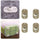 Furniture Moving Wheel [4 Pcs] | Stainless Steel Mini Swivel Wheels With 360 Degree Rotation For Bins Storage Box