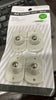 Furniture Moving Wheel [4 Pcs] | Stainless Steel Mini Swivel Wheels With 360 Degree Rotation For Bins Storage Box