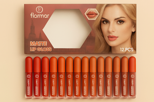 Nude Shades High Pigmented Lipgloss – Set of 6 & 12 Creamy Long-Lasting Glosses | Moisturizing, Smooth Finish & Everyday Wear - Pack Of 12