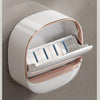 Luxury Soap Holder With Drain Tray – Wall Mounted Soap Case Box Designed To Keep Your Soap Bars Dry And Long Lasting (Random Color