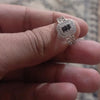 Sparkling Zircon Rings For Women | Stylish Crystal Design Fashion Jewelry For Daily And Party Wear PXJ-133 (Black)