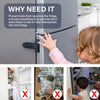 Self Adhesive Sticky Fridge Door Lock For Child Safety, Strong Grip Protection And Easy Installation For Refrigerators, Cabinets And Drawers
