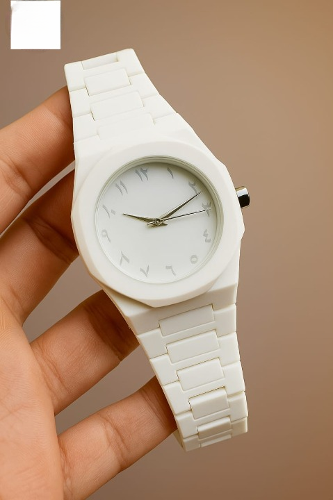 White Aura Couple Watch – Elegant Matching Timepieces, Stylish Fashion Men and Women