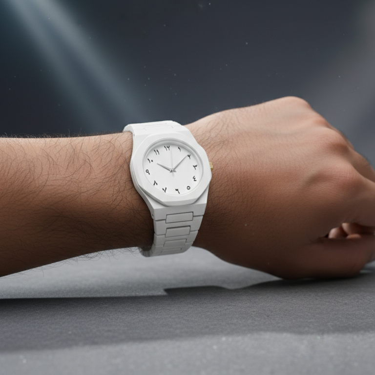 White Aura Couple Watch – Elegant Matching Timepieces, Stylish Fashion Men and Women