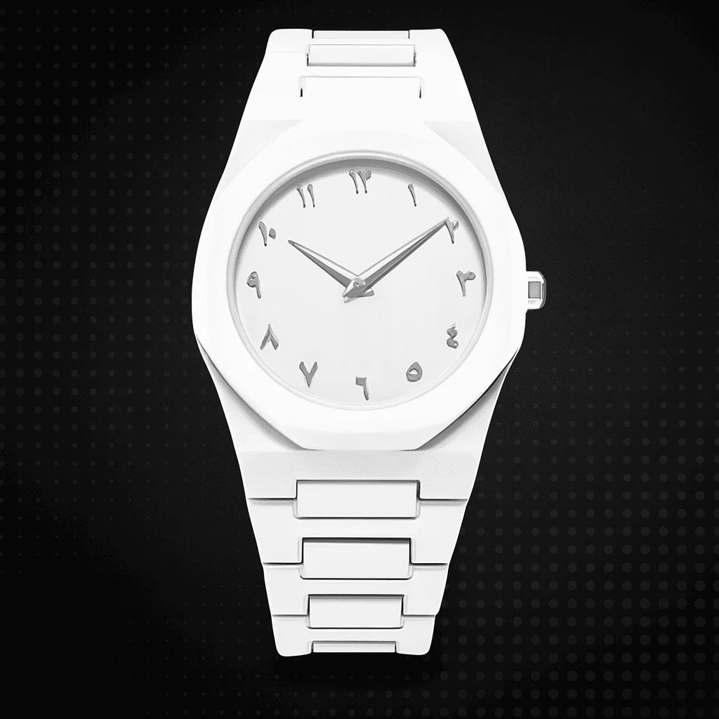 White Aura Couple Watch – Elegant Matching Timepieces, Stylish Fashion Men and Women