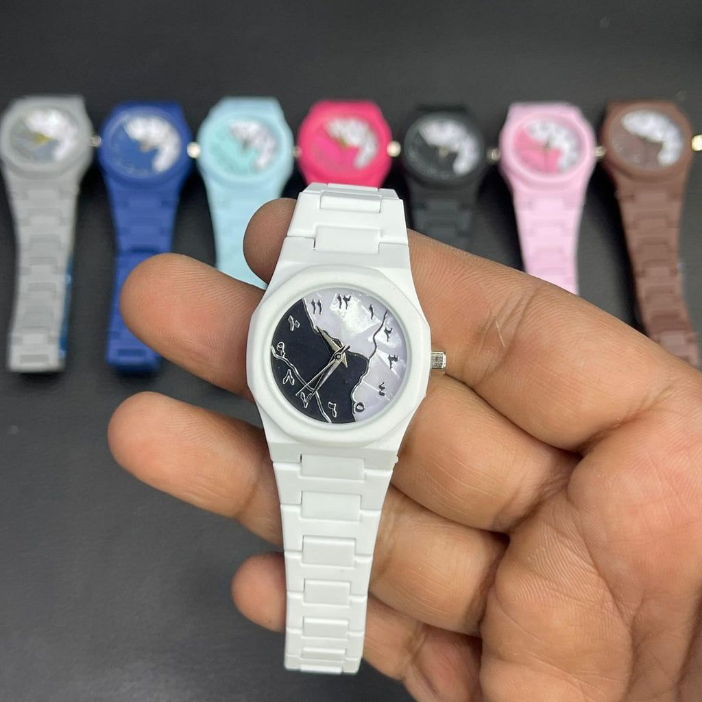 White Aura Couple Watch – Elegant Matching Timepieces, Stylish Fashion Men and Women