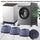 4Pcs Universal Anti‑Vibration Feet Pads | Washing Machine, Dryer, Refrigerator & Furniture Non‑Slip Rubber Mat (Small Size)