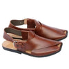 Charsaddah Special Leather U‑Shape Chappal | Premium Handmade Footwear | Color Brown