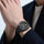 Premium Black Stainless Steel Waterproof Men’s Watch – Luxury Multi-Dial Design (With Box)