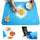Silicone Baking Roti Mat With Measurements – Heat Resistant Non-Stick Flour Rolling & Kneading Dough Pad | Size 50x40 (Random Color)