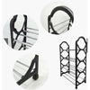 4 Layer Multipurpose Metal Shelf Rack 🗄️ | Space Saving Storage Organizer for Kitchen, Living & Study Room ✨