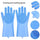 Silicone Dishwashing & Cleaning Pair Gloves – Reusable Heat Resistant Scrubber Gloves for Kitchen, Bathroom & Household Cleaning | Random Color