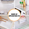 Silver Foil Kitchen Waterproof & Oil Proof Self-Adhesive Sticker Roll – Aluminum Heat Resistant Wallpaper for Stove, Cabinets & Walls (60×200cm)