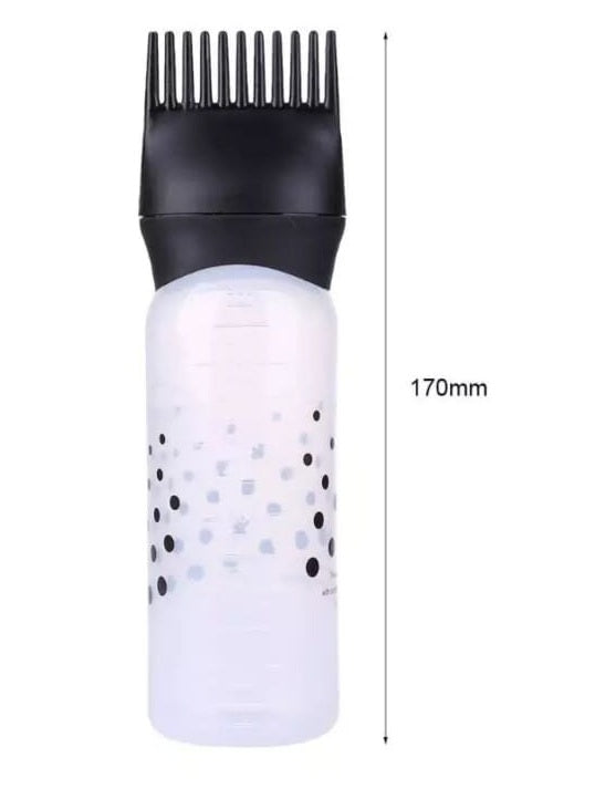 Hair Oil Comb Applicator Bottle with Graduated Scale – Professional