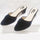 Stylish Heel Pump Shoes for Women with Tie Knot - Blue color 36