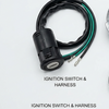 Switch Kit for Honda CG125 Computer Key 3 in 1 Set – Ignition Switch, Tank Cap & Side Lock (Single Key Operated)