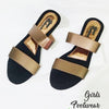 Ladies Casual & Party Wear Flat Slippers – Stylish Elastic Work Design