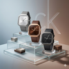 Calvin Klein Black Quartz Analog Watch for Men | Square Dial Luxury Wristwatch with Premium Silicone Strap Black