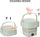 Foldable Mini Washing Machine – Portable Collapsible Washer for Travel, Dorm, Baby Clothes | Random Color |