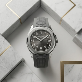 Patek Philippe Mens Watch Luxury Design With Comfortable Silicone Strap Water Resistant Date Feature | Black