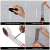 Waterproof Self Adhesive Window Screen Repair Tape Anti Insect Mesh Patch Strong Adhesive 2M Length