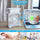 10-Inch Desktop Water Mist Fan – Portable Humidifier Air Cooler with 5-Hole Spray, 3 Speed Modes, and LED Night Light (Not Rechargeable)