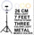 26CM LED Ring Light with Mobile Holder, 7ft Tripod Stand, 3 Light Colors, Dimmable USB Selfie Ring Light for Videography and Photography - Stand + Mobile Holder + Ring Light