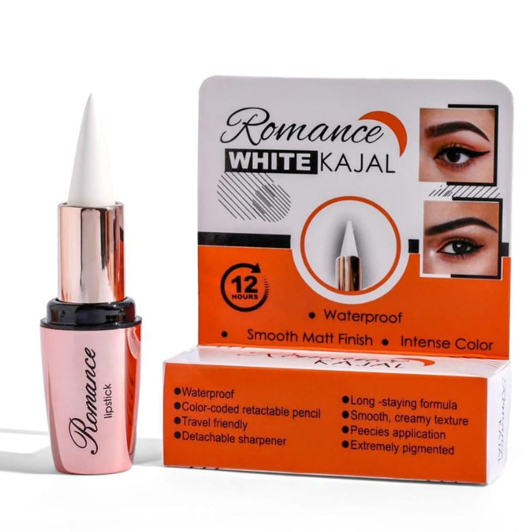 Smooth matte finish | Instant Color | Best Quality Waterproof Kajal For Women - Black