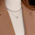 Elegant double Layer Heart pearl Pendent / Necklace Party Jewelry Gifts Accessories for Women - Golden